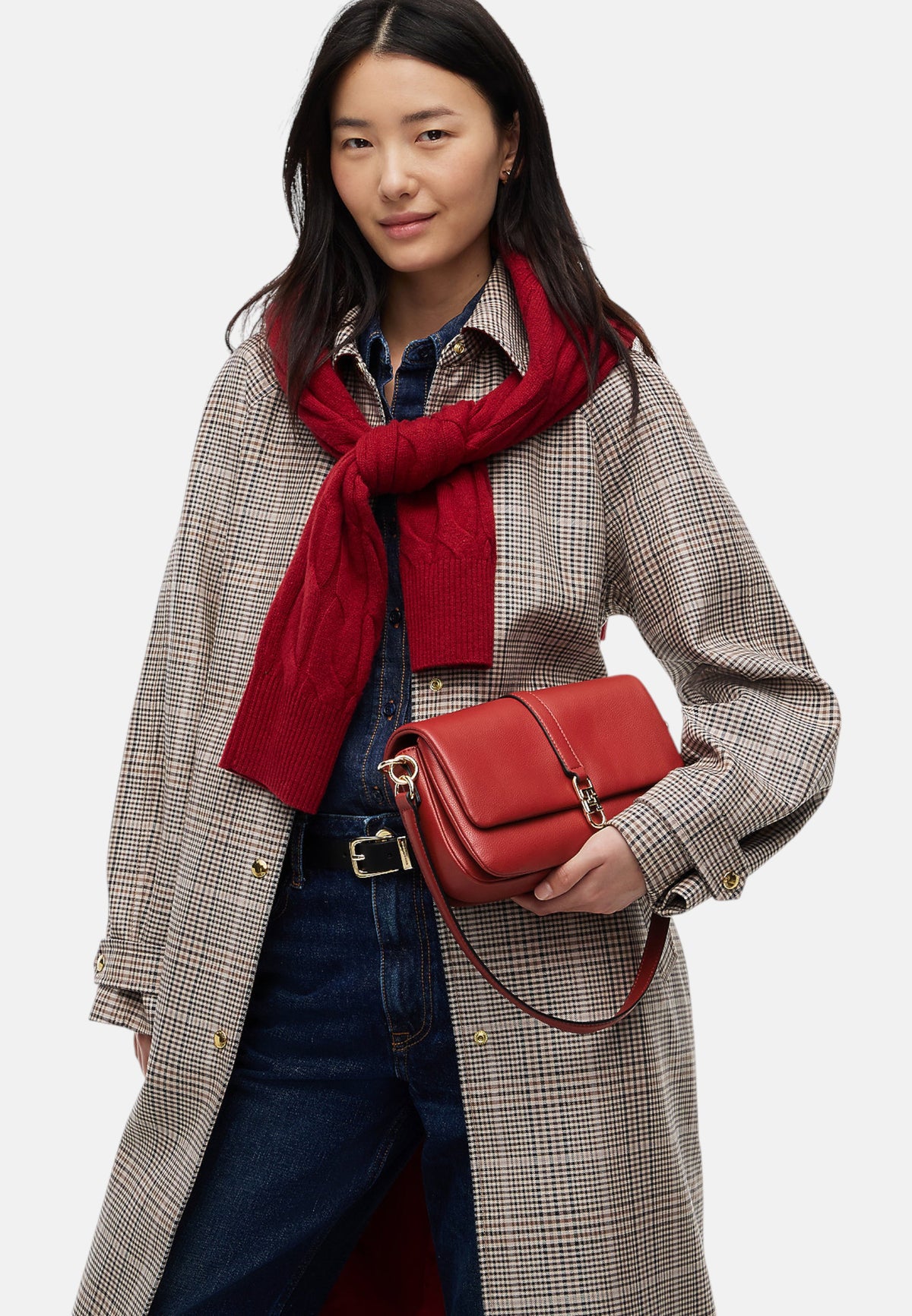 Borsa A Spalla Donna Tommy Hilfiger Conv Flap Crossover Th Libre AW0AW19195
