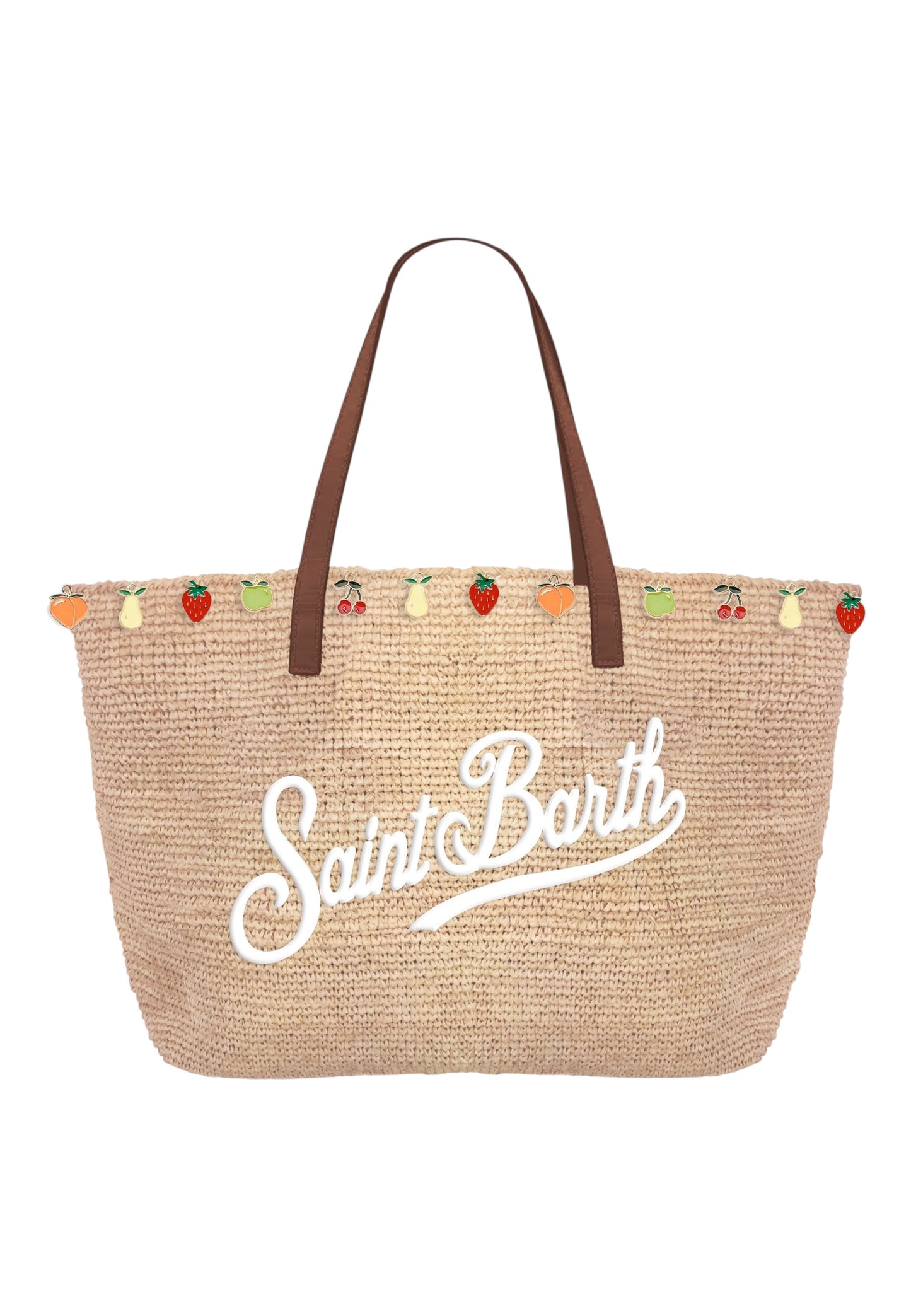 Borsa A Spalla Donna Mc2 Saint Barth Fruit Charm Raffia City Mid RAFC002