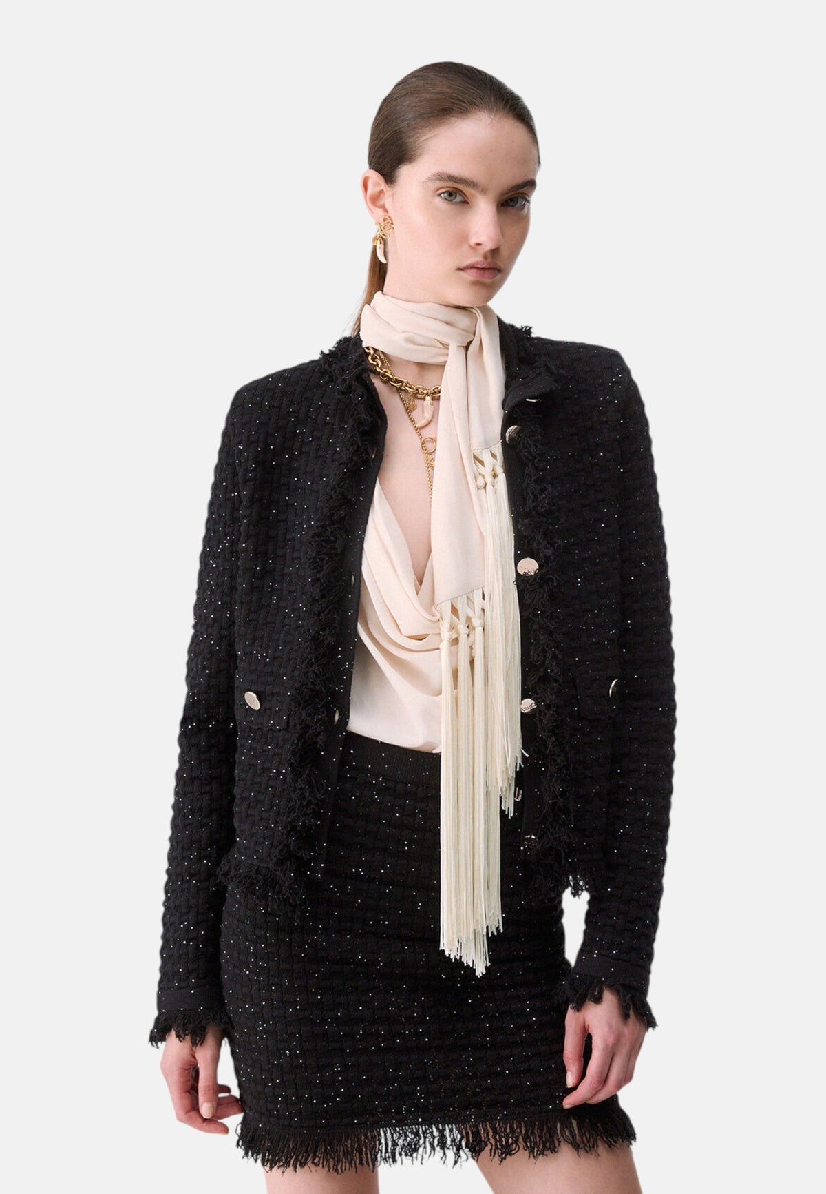 Giacca Blazer Donna Liu Jo In Maglia, Fitted  CF6154MS052