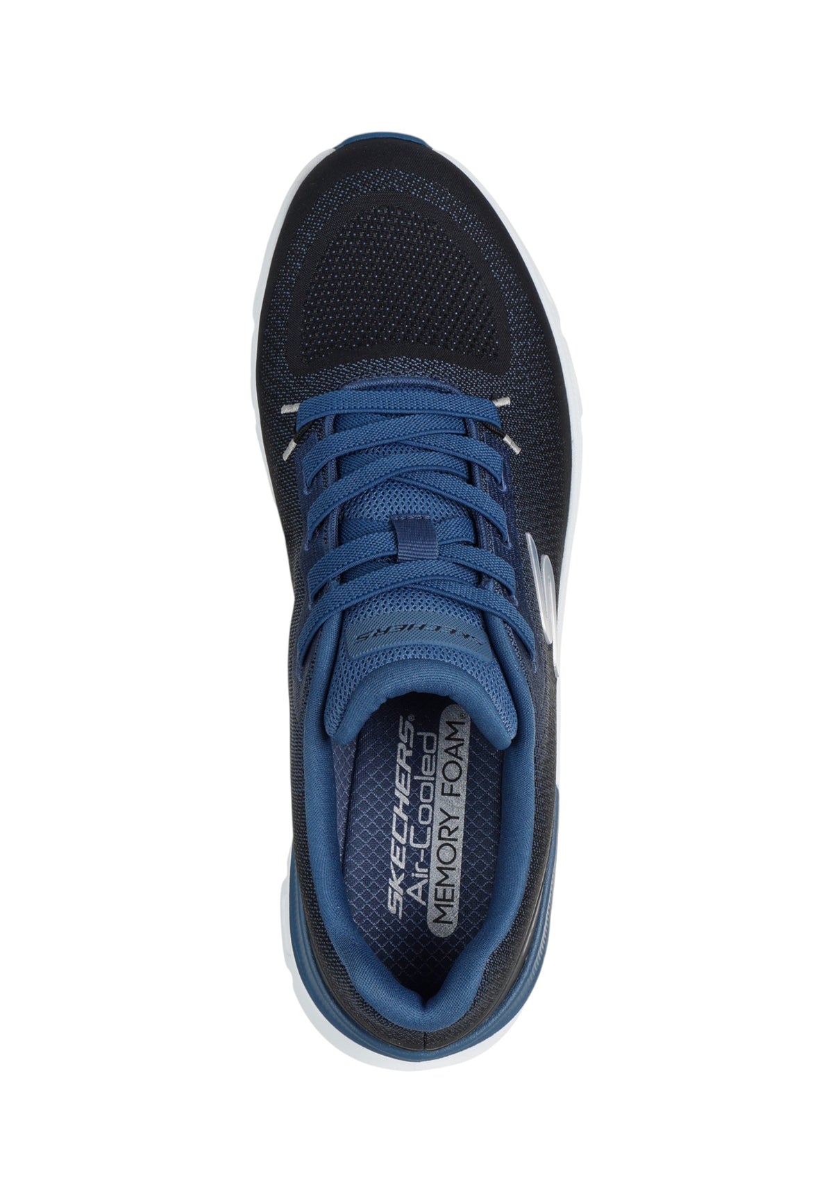 Sneakers Basse Uomo Skechers Air-Cooled Memory Foam, Glide-Step, No Tie Fit, Lacci elasticizzati, Mesh jacquard, Vegan, Lavabile in lavatrice Glide-Step Pro-Waverra 233132