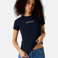 T-Shirt Manica Corta Donna Guess Slim Gj Logo Print W4YI01J1314
