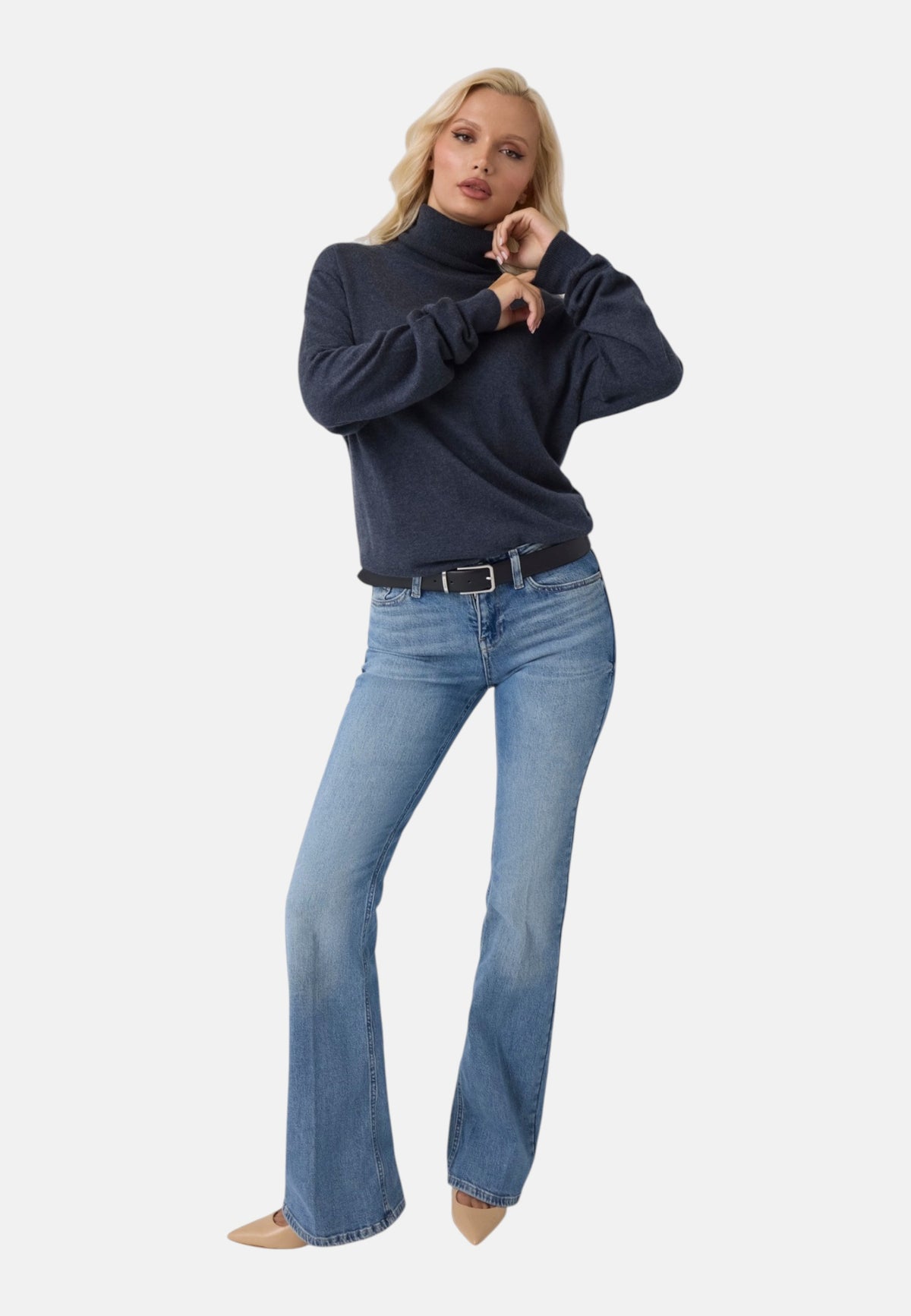 Jeans Bootcut Donna Guess Vita Bassa Beverly W6BAJ7D2094