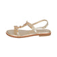 Sandali Bassi Donna Valleverde Con Strass  14120