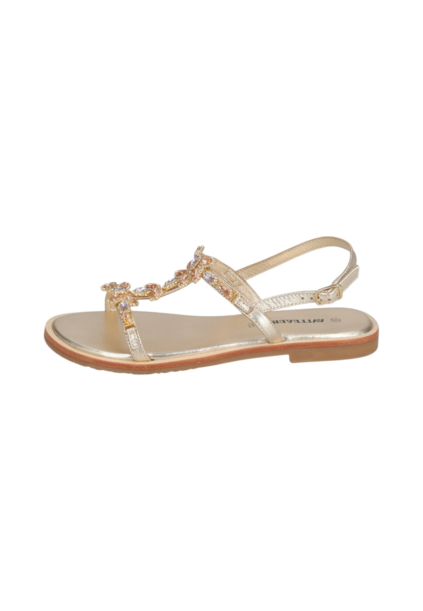 Sandali Bassi Donna Valleverde Con Strass  14120