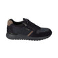 Sneakers Basse Uomo Valleverde chiusura con lacci, zip laterale, pannelli a contrasto, suola scura  VY954AW
