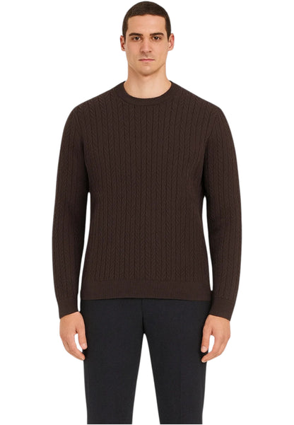 Maglione A Girocollo Uomo Guess  Ivan Chevron M5BR41Z2ZK2