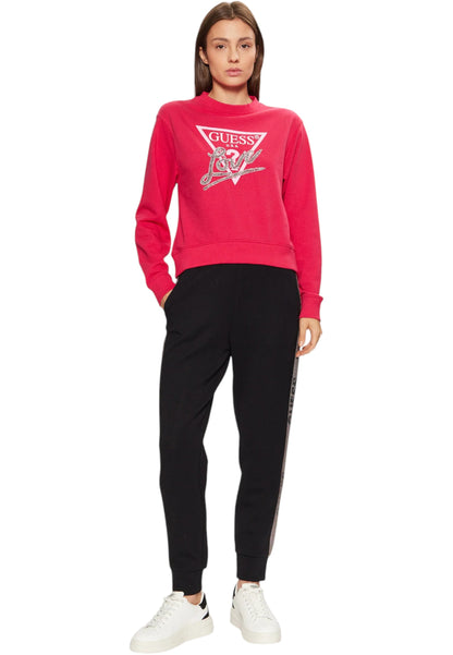 Felpa A Girocollo Donna Guess  Love Triangle