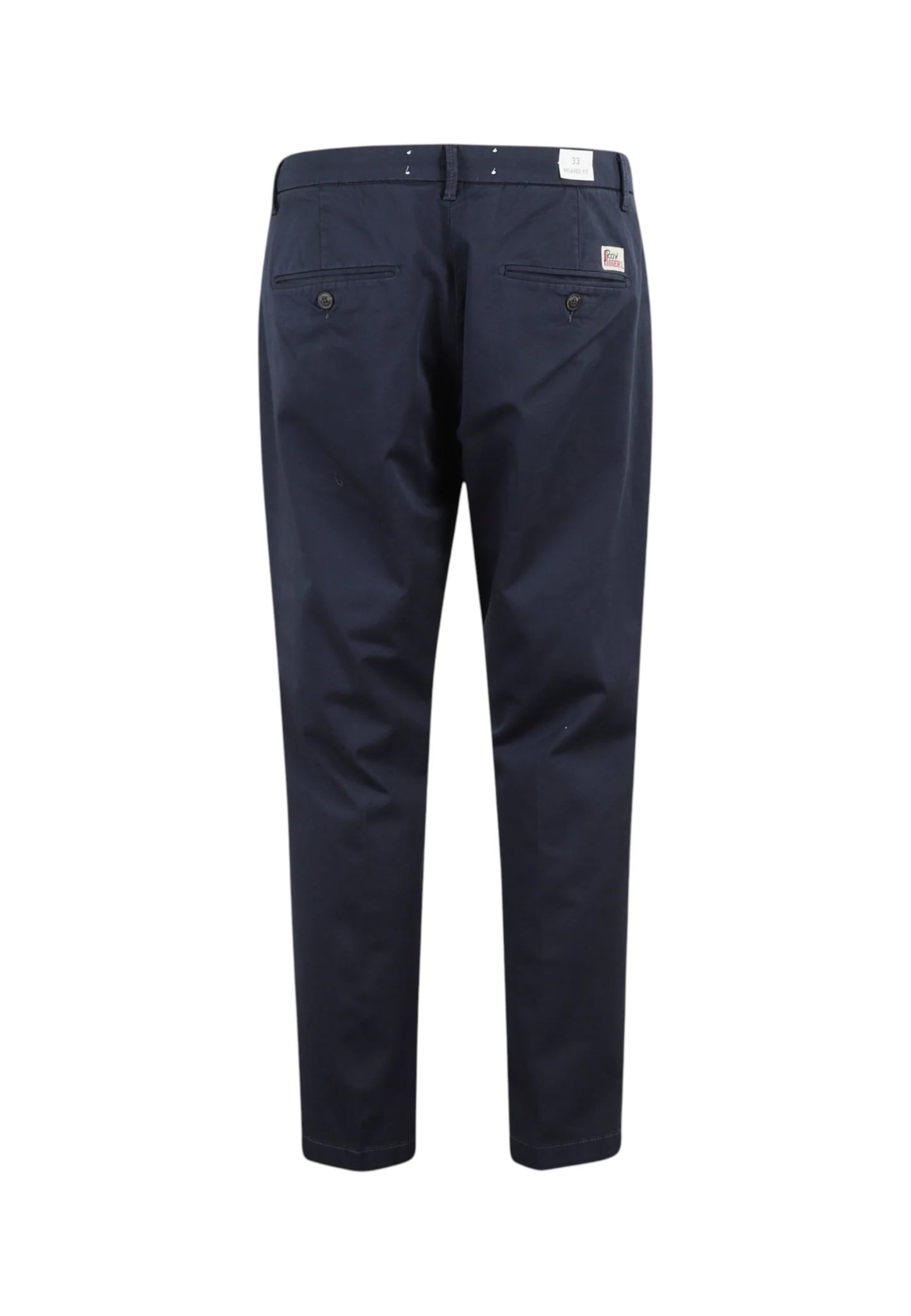 Pantaloni Carrot Fit Uomo Roy Roger's In Gabardina Elasticizzata Chino Conduit Read RRU90120C9250112