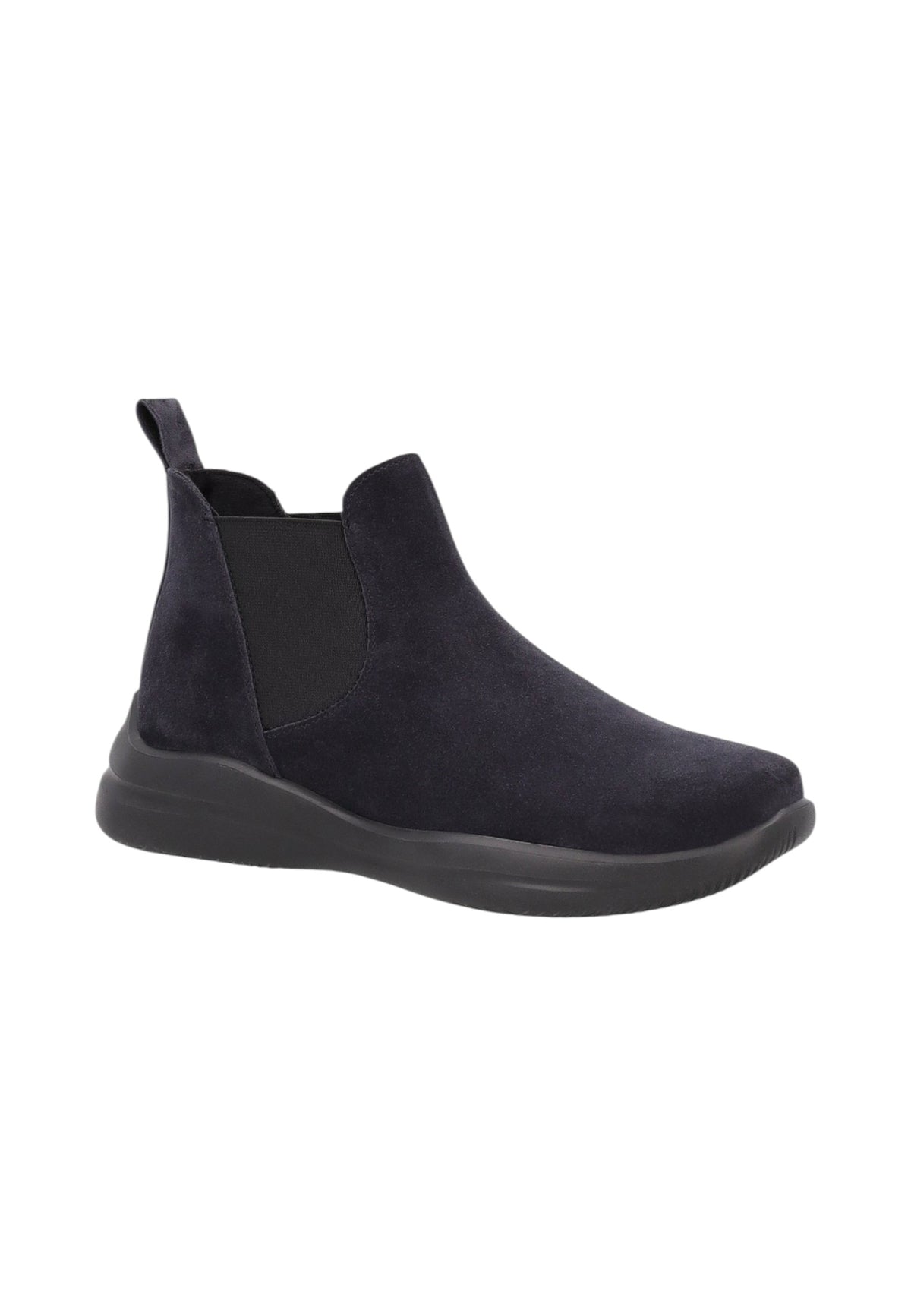 Stivaletti Chelsea Donna Frau Pelle scamosciata, Comfort-Tech, Elastici laterali, Suola ultraleggera, Sottopiede estraibile, Made in Italy Waxy A43C4