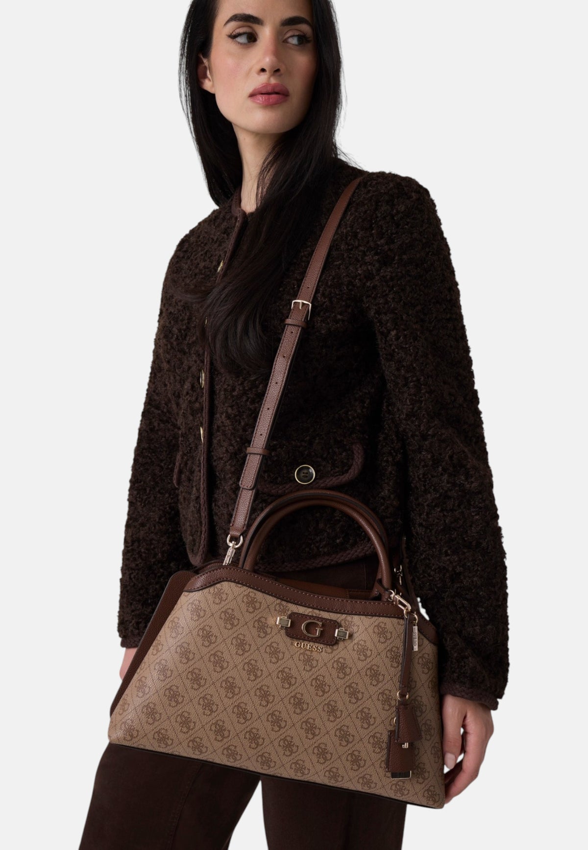 Borsa A Mano Donna Guess Girlfriend Satchel Lindsey HWSG9749060