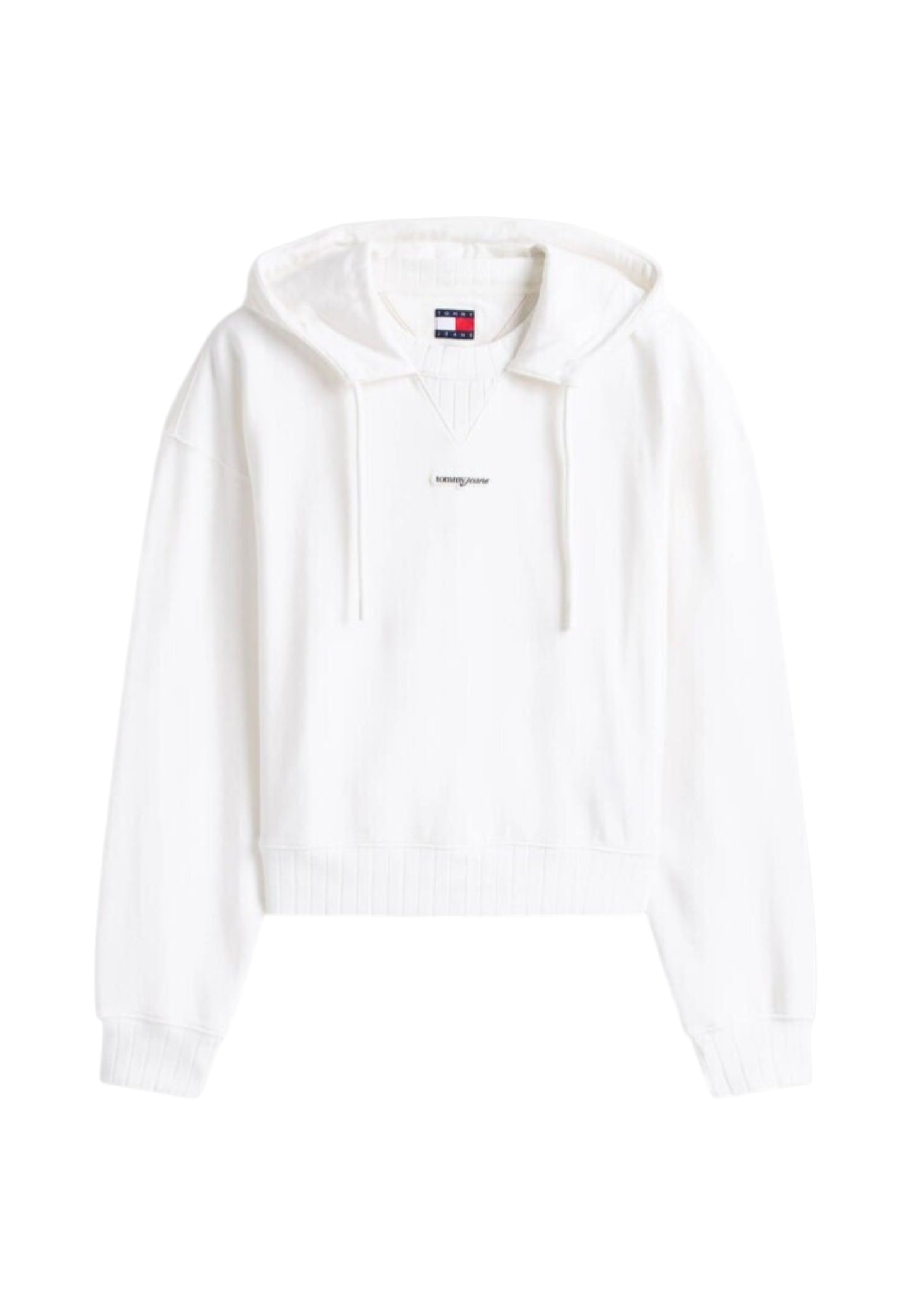 Felpa Con Cappuccio Donna Tommy Jeans  Tjw Bxy Sh Script L DW0DW22356