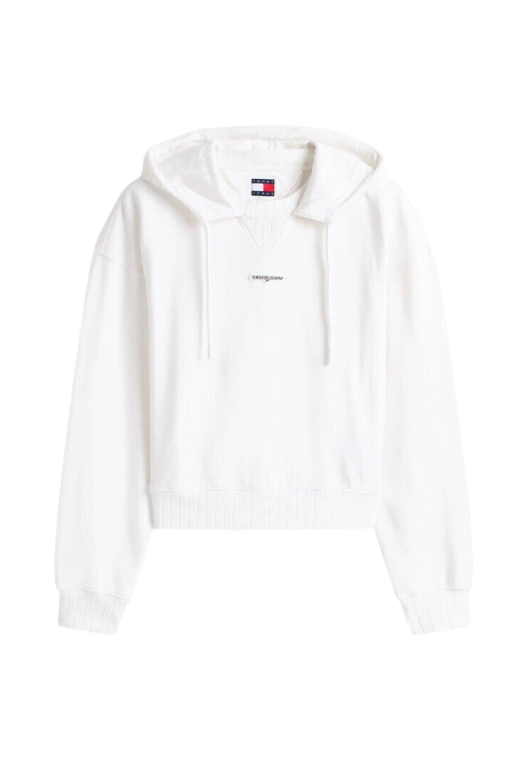 Felpa Con Cappuccio Donna Tommy Jeans  Tjw Bxy Sh Script L DW0DW22356