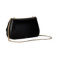 Borsa A Spalla Donna Calvin klein Ecopelle Liscia, Patta Frontale, Chiusura Magnetica, Tracolla A Catena, Monogramma CK In Metallo, Finiture Metalliche Dorate Ck LV04F3171G