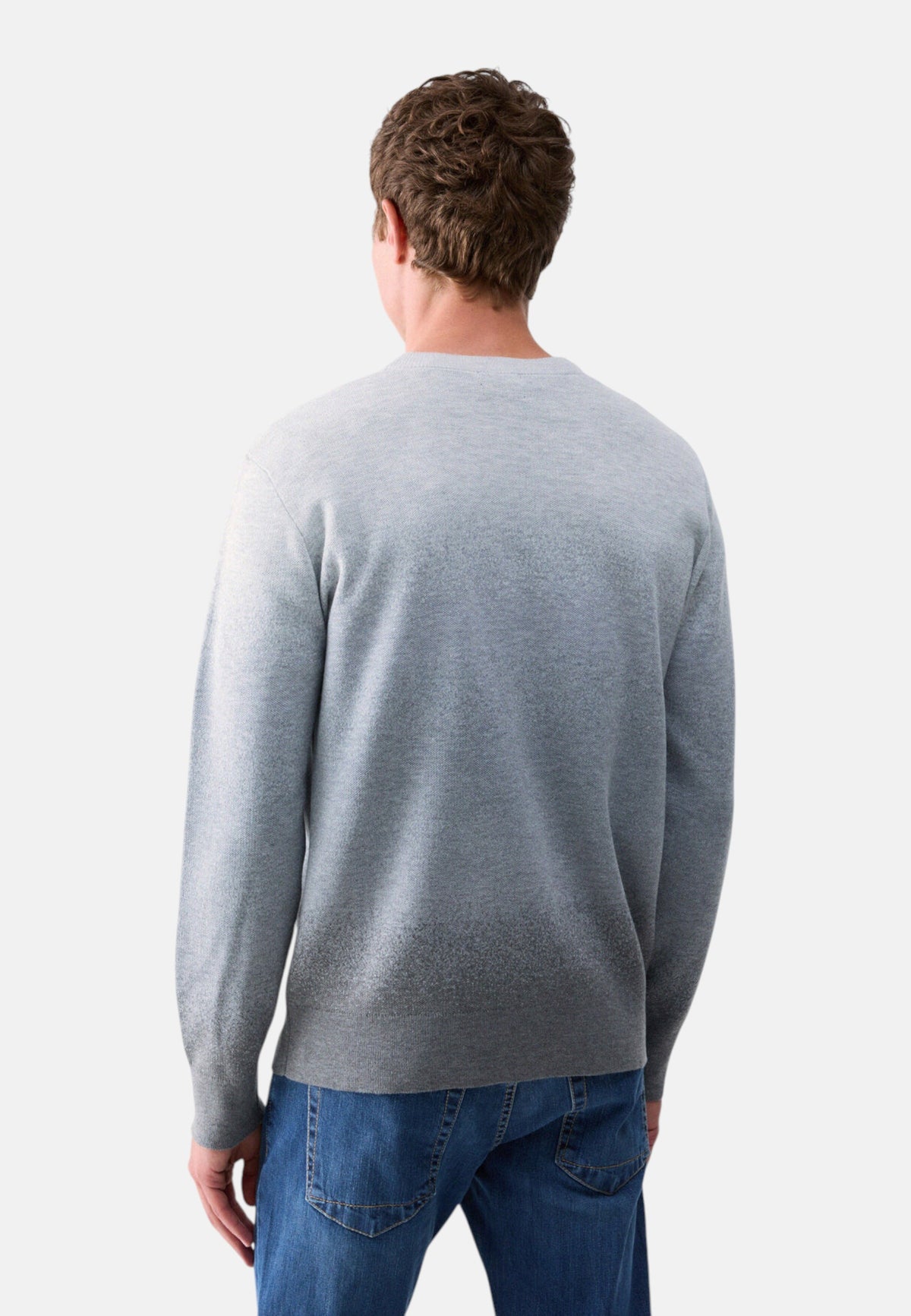 Maglia A Girocollo Uomo Liu Jo Effetto Sfumato  QF6221MAB18