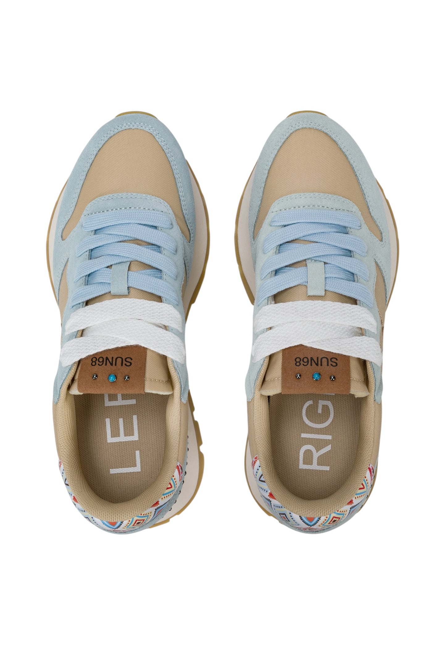 Sneakers Basse Donna Sun68  Ally Studs Z36205