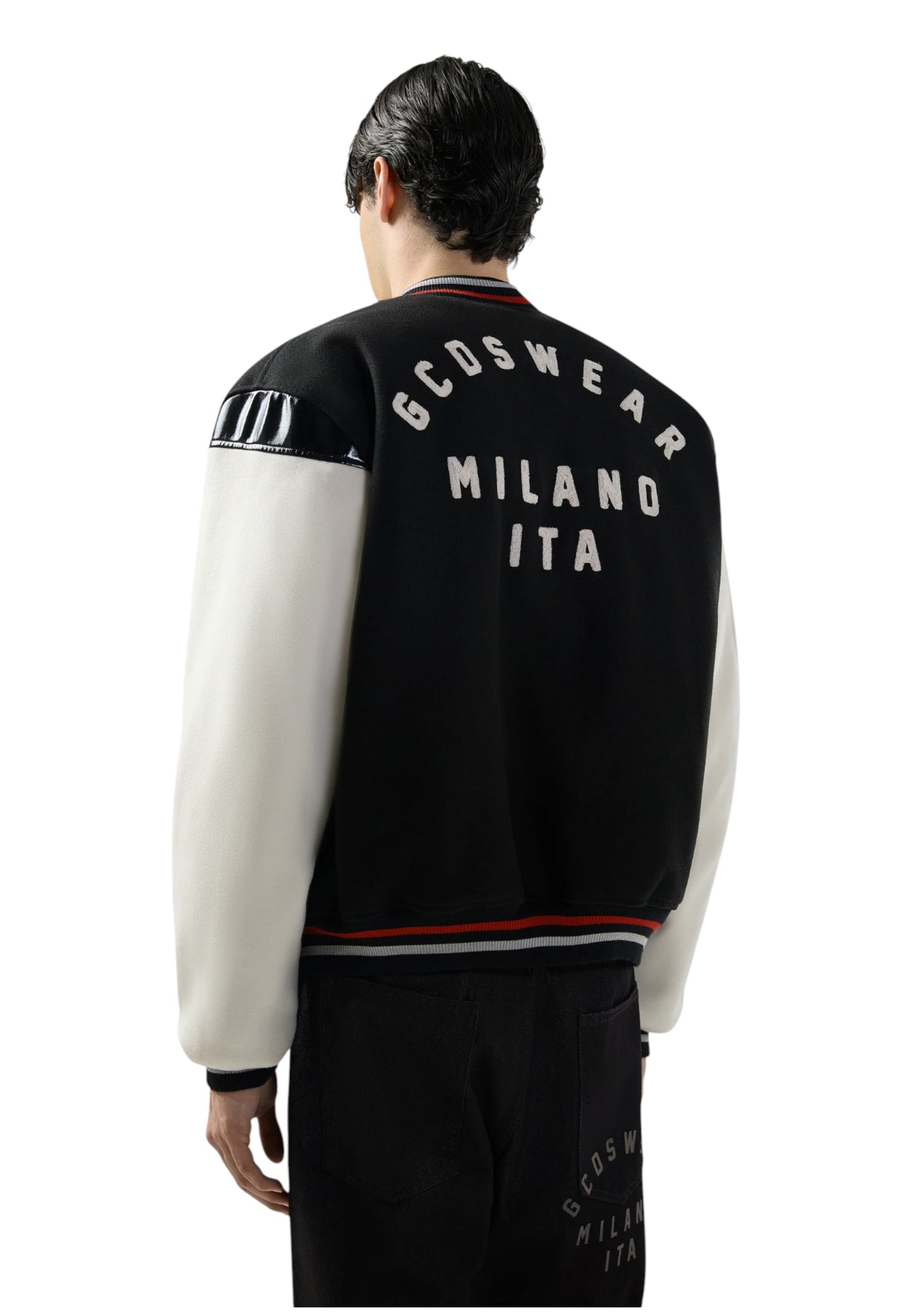 Giacca Bomber Uomo Gcds Kittho Patch Varsity Kittho Patch Varsity B2CM0905MA3