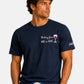 T-Shirt Manica Corta Uomo Mc2 Saint Barth Stampa E/O Ricamo Frontale Nine Wine Portofino POT0001