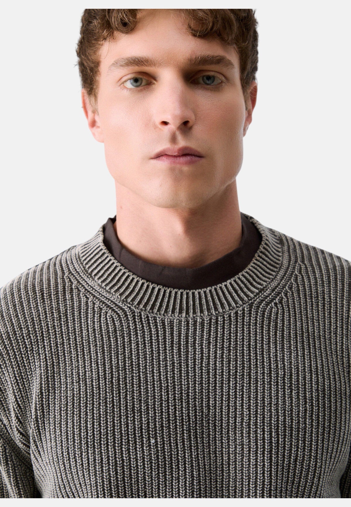 Maglione A Girocollo Uomo Liu Jo A Coste Inglesi  QF6267MAB25