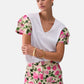 T-Shirt Manica Corta Donna Liu Jo Naive Roses  WA6513J6308
