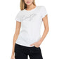 T-Shirt Manica Corta Donna Liu Jo  Faded Liujo Silver UF5266JS904
