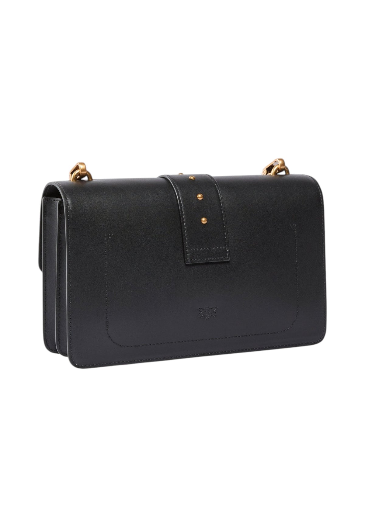 Borsa A Tracolla Donna Pinko Pelle di vitello, nuova fibbia Love Birds, pattina, tracolla a catena, misure 27 x 7 x 16 cm Love One Classic New Buckle 107070A0F1