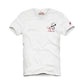 T-Shirt Manica Corta Uomo Mc2 Saint Barth Stampa E/O Ricamo Frontale Snoopy Coffee Portofino POT0001