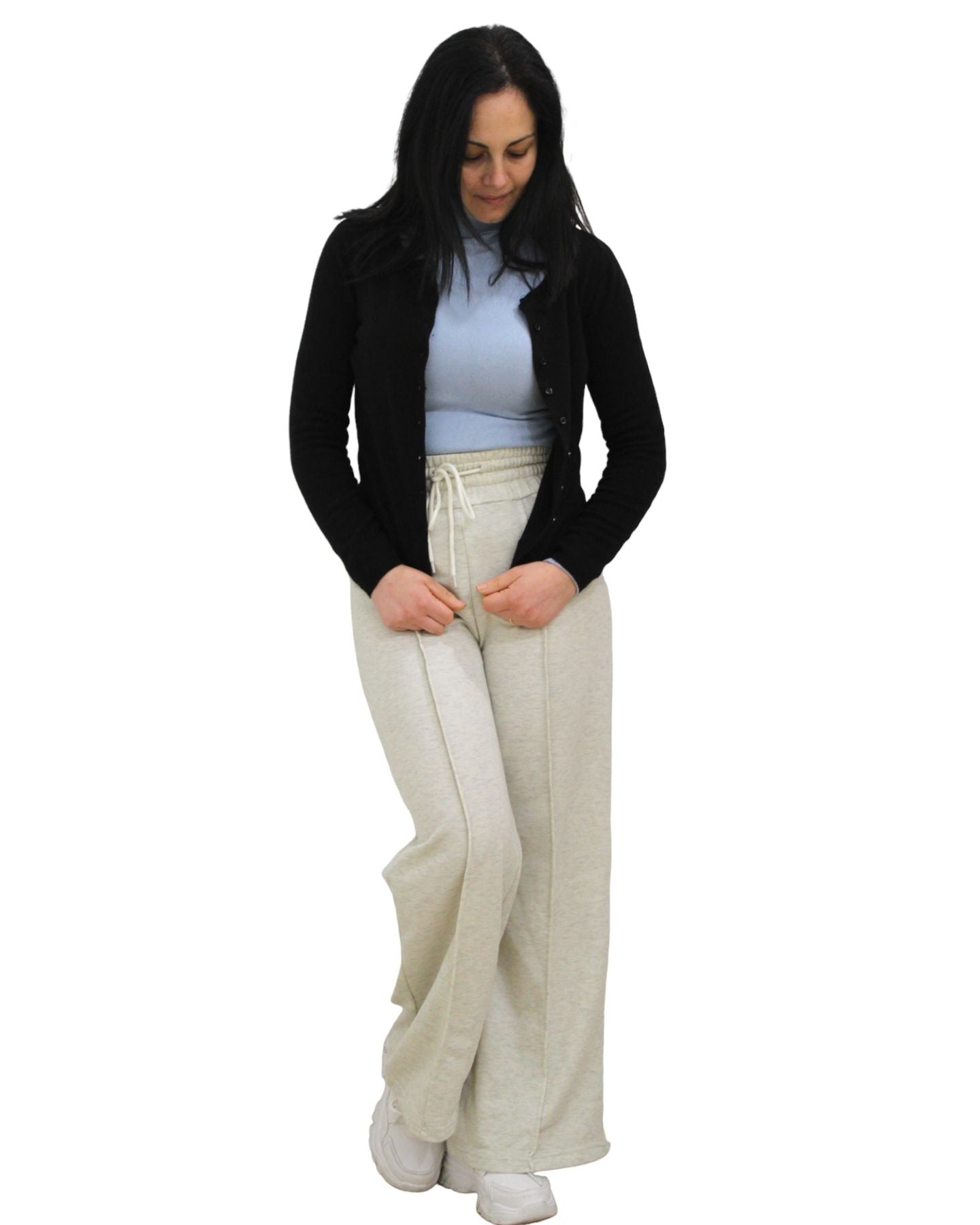 Cardigan  Donna White Wise   ESS144