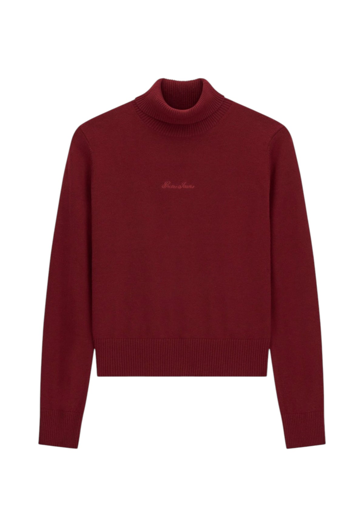 Maglione Collo Alto Donna Guess Logo ricamato Gj W6BR03Z1246