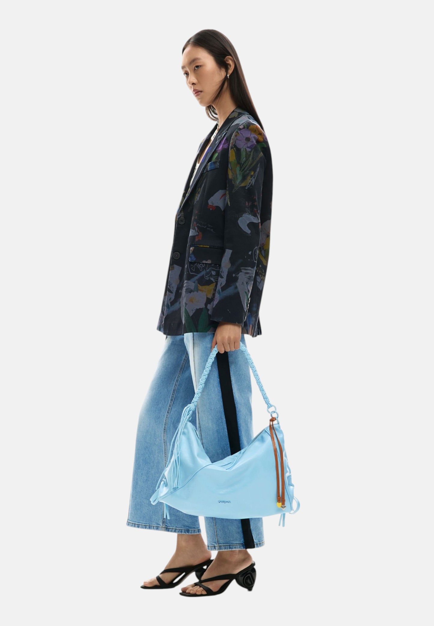 Borsa A Spalla Donna Desigual  Bag Rodio Leiria Sky Blue 26SAXPBP