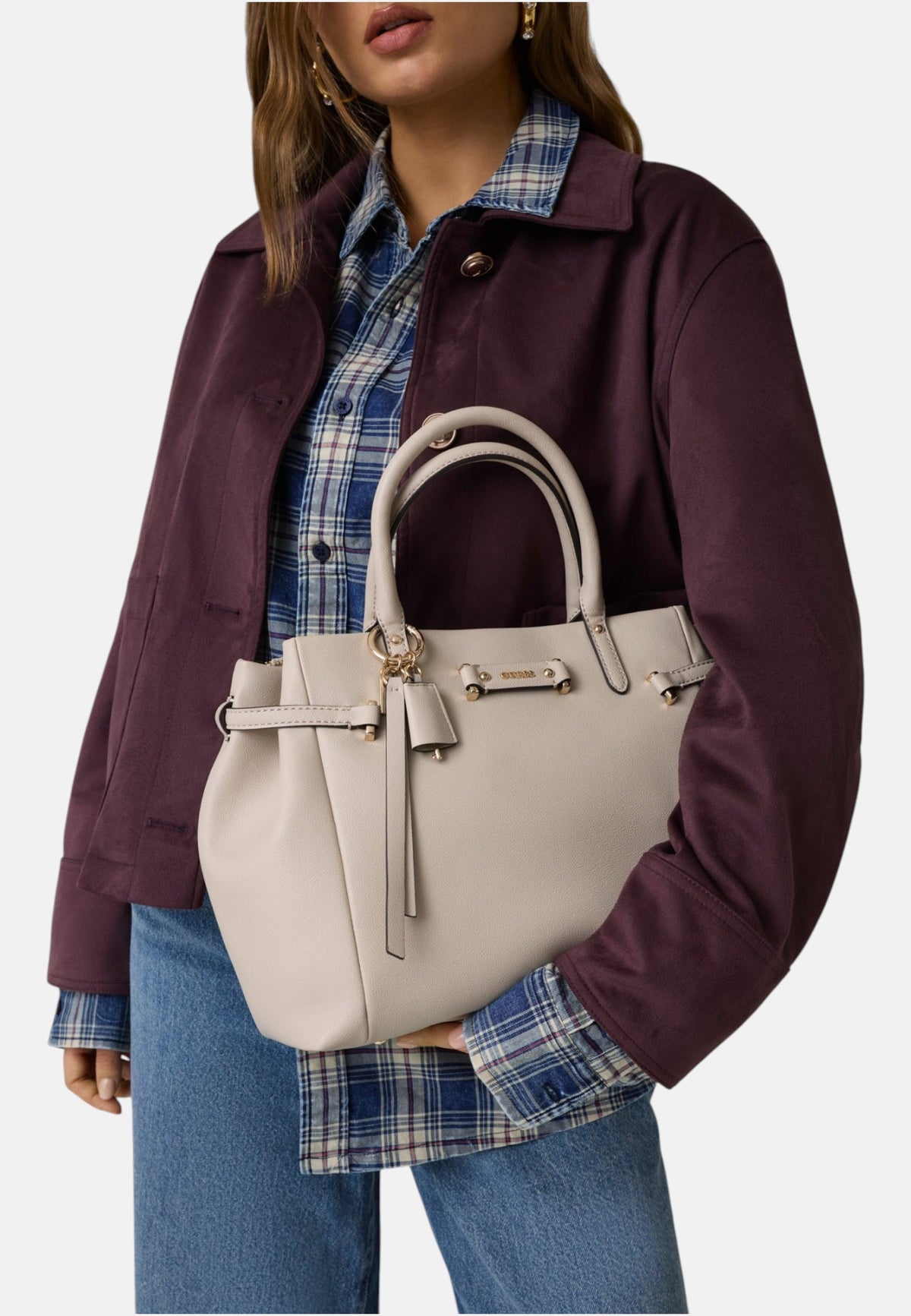 Borsa A Mano Donna Guess Girlfriend Satchel Dorothy HWBG2231060