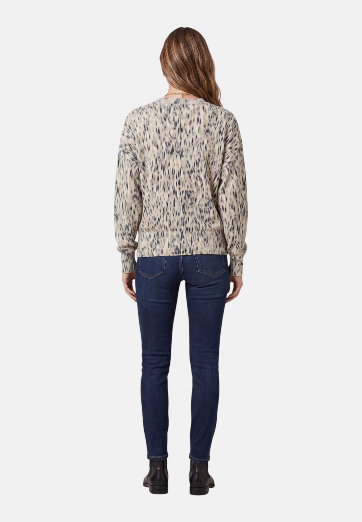 Maglia  Donna Liu Jo Stampata Spotted Chine Lux  WF6311MA52S