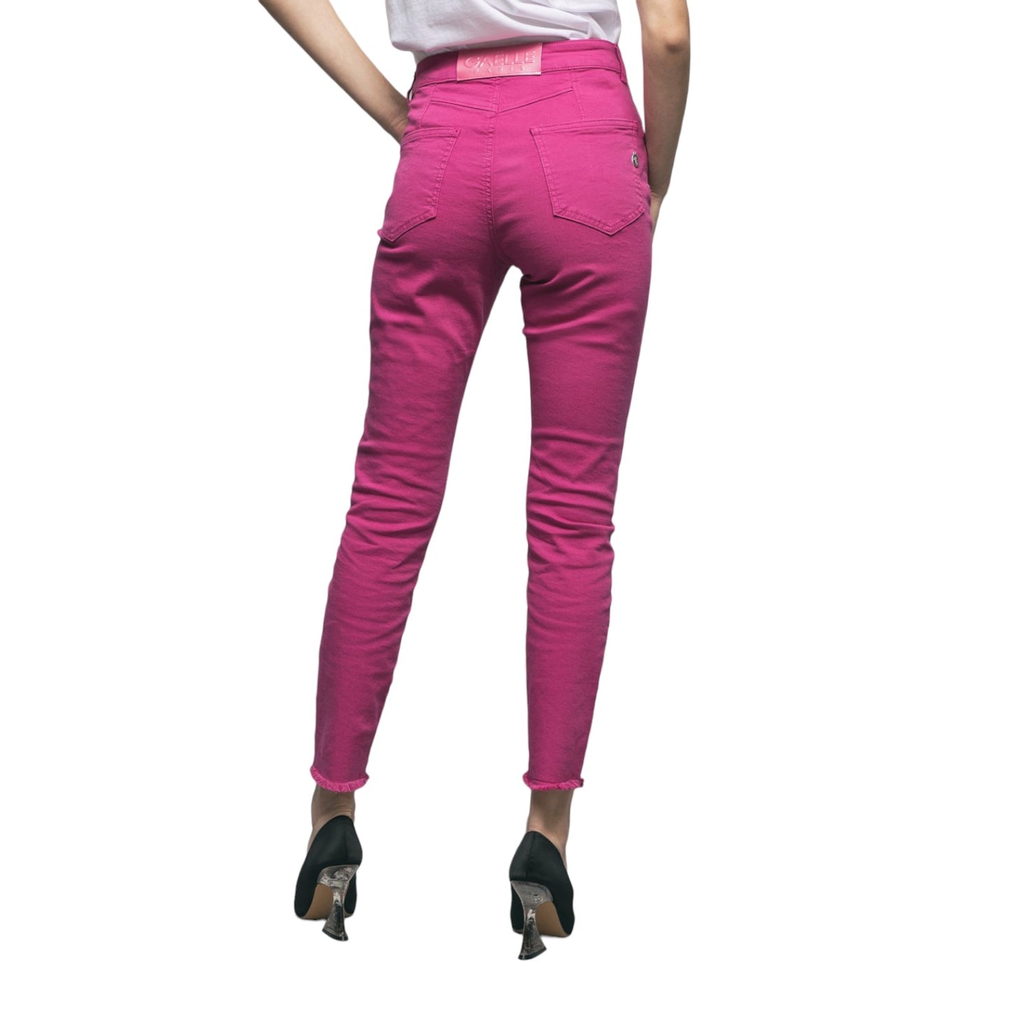 Jeans  Donna Gaelle  Mandy Skinny Carry Over Con Passante Logo GBDP17104