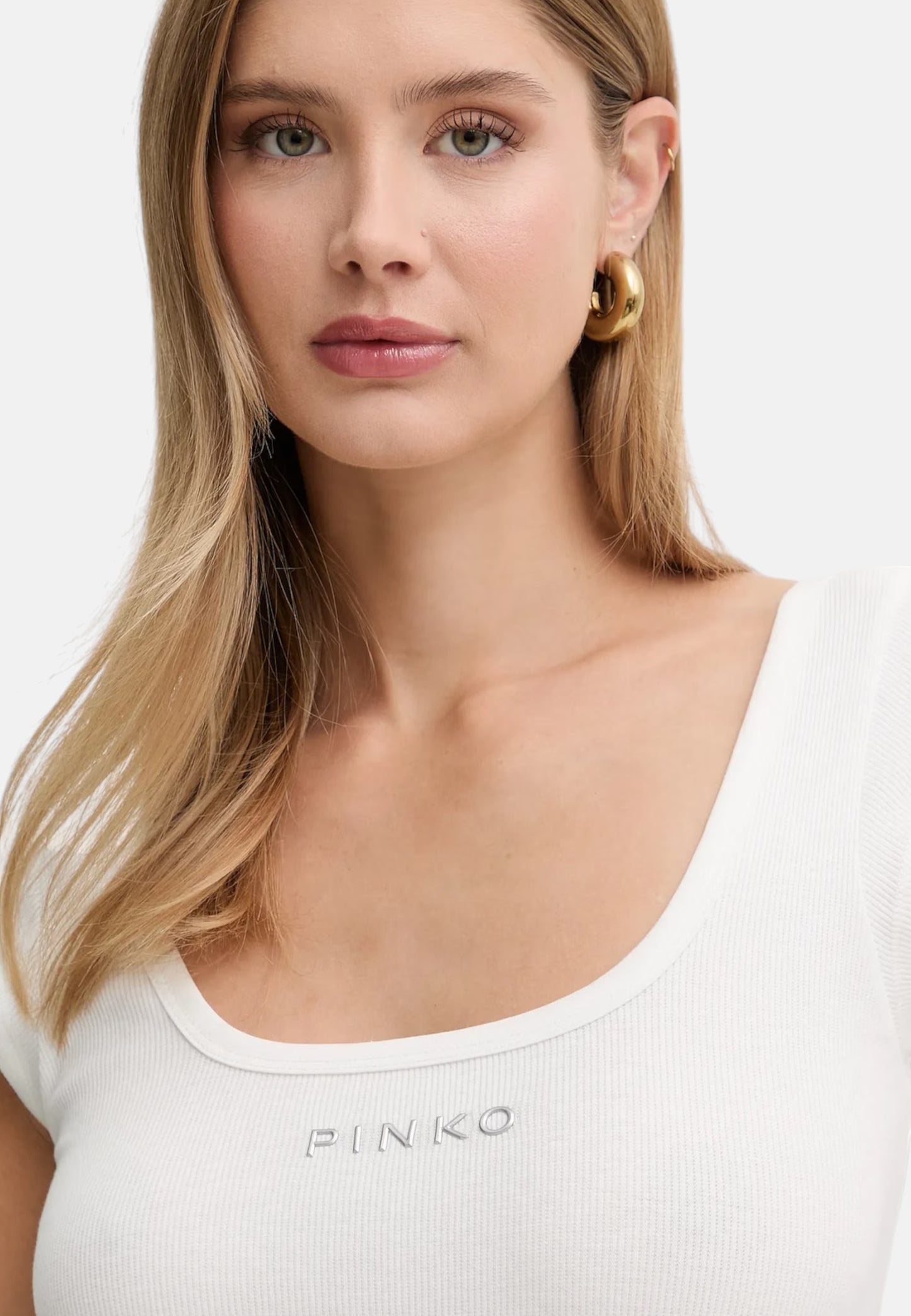 Top  Donna Pinko Costina Logo Tenace 105511A338
