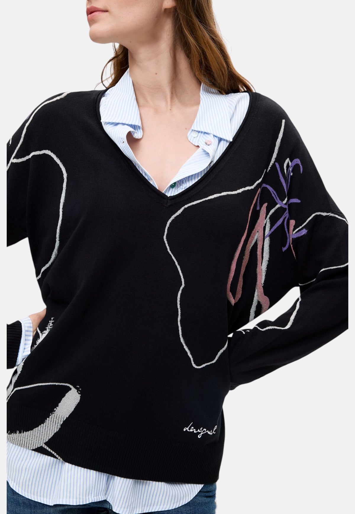 Maglione  Donna Desigual  Jers Femnaif 26WWJF29