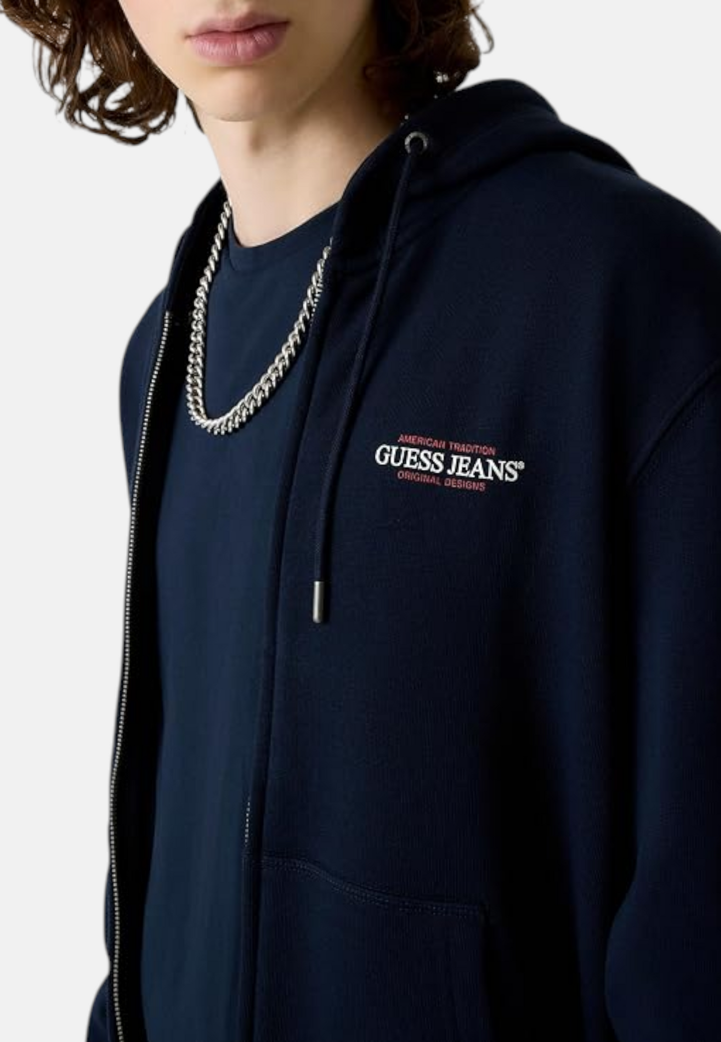 Felpa Con Zip Uomo Guess Vestibilit� regular Gj M6RQ38KCPR1