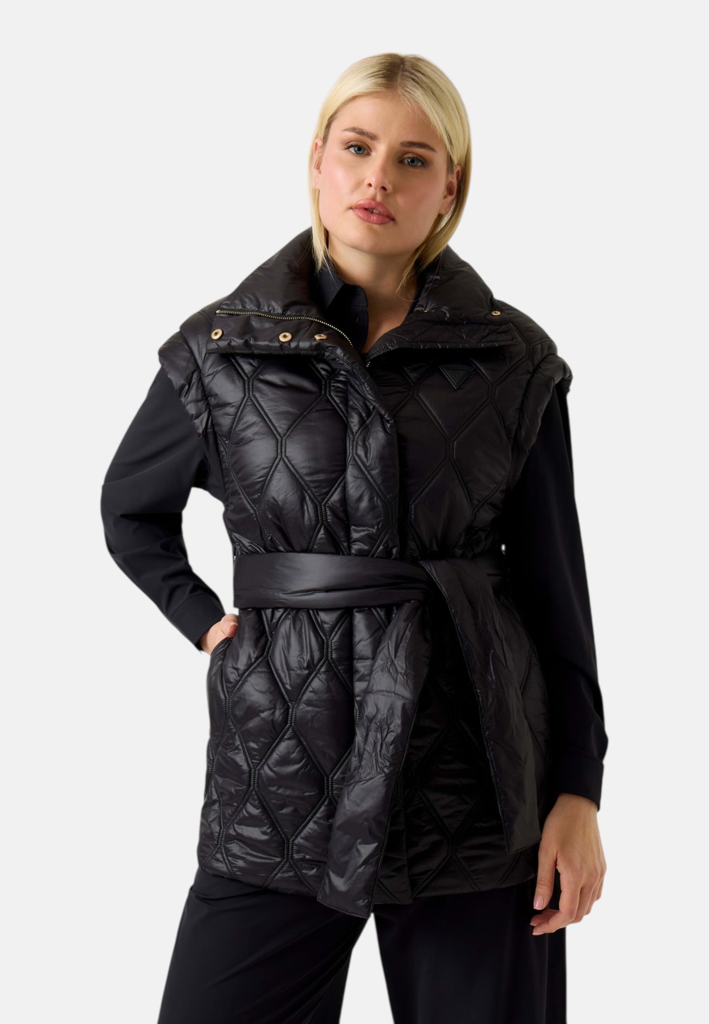Gilet  Donna Guess Puffer Hilma Sleeveless V6RN01WL832