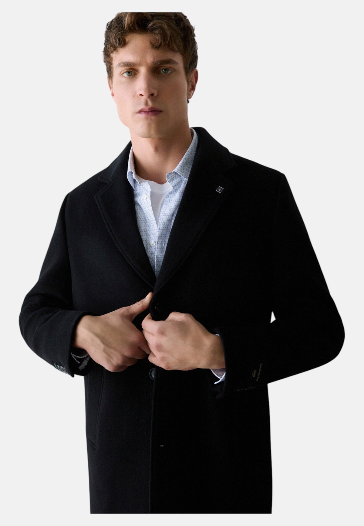 Cappotto  Uomo Liu Jo Monopetto Lana E Cashmere  QF6147T217A