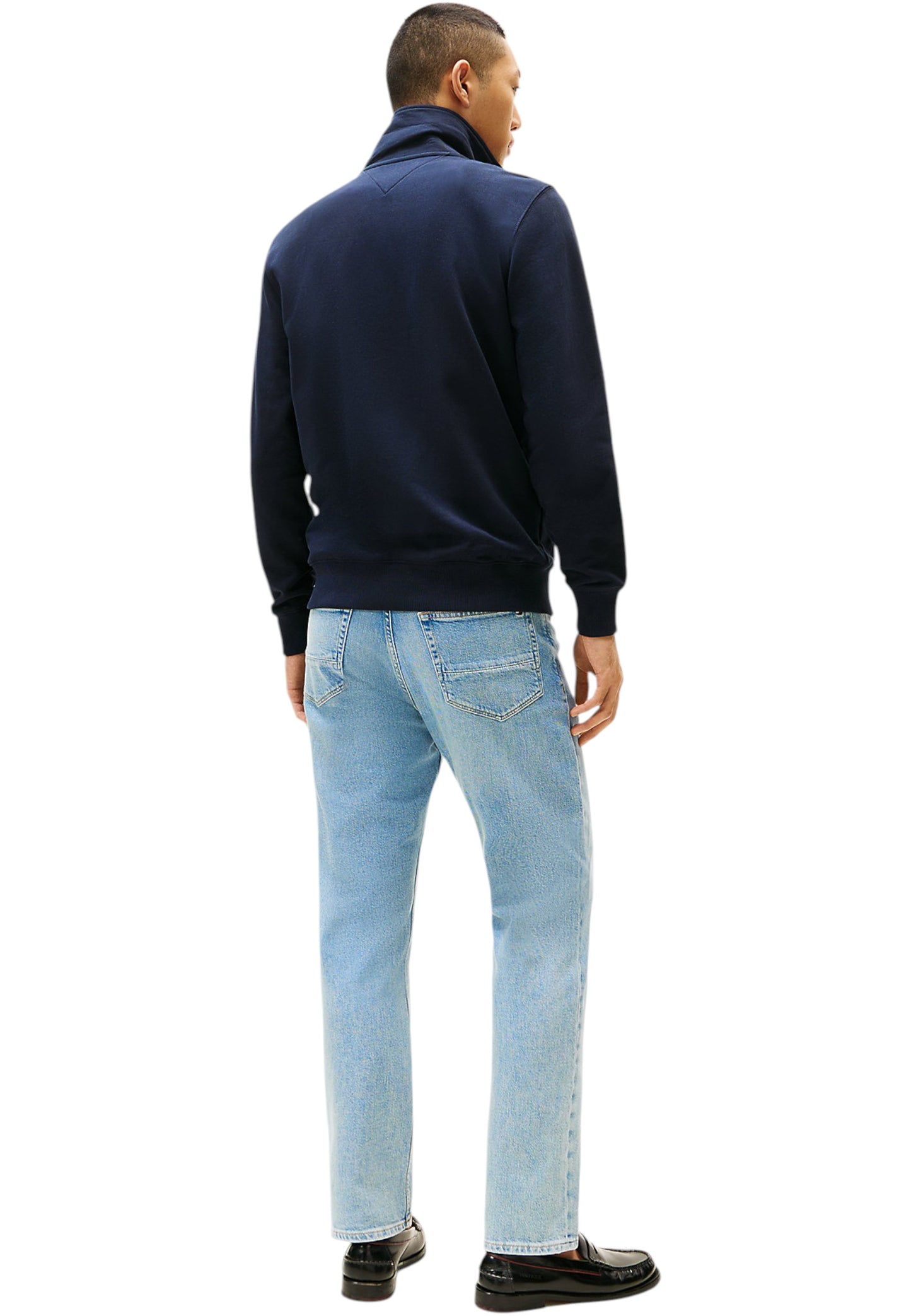 Felpa Con Zip Uomo Tommy Hilfiger  Essential Terry MW0MW38084