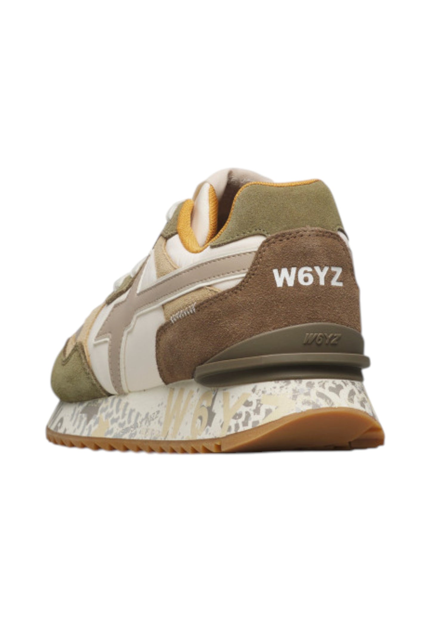 Sneakers Basse Uomo W6YZ In Tessuto Tecnico E Suede Yak-M. 201518548