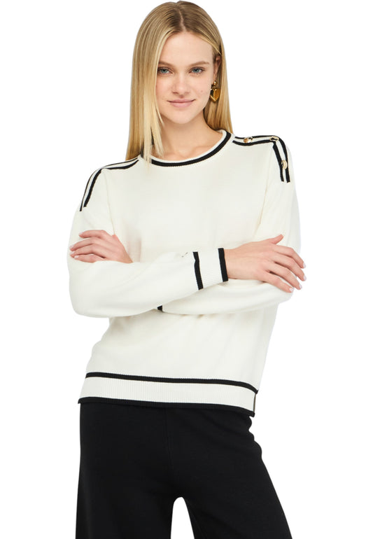 Maglia A Girocollo Donna Liu Jo   TF5230MS59L