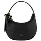 Borsa A Spalla Donna Braccialini Hobo, Singolo, Chiusura con zip, Una tasca interna portacellulare, Charm removibile con margherita e fiocco a pois, Dimensioni: 46 x 9 x 39 Cm Beth B19226YY