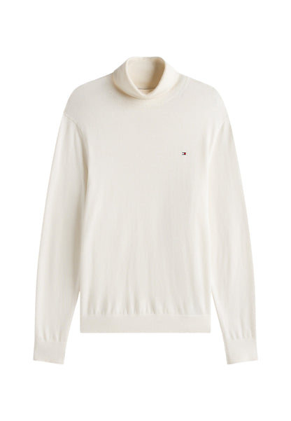 Maglione Collo Alto Uomo Tommy Hilfiger Organic Cotton Cashmere Pima MW0MW28048