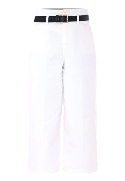 Pantaloni  Donna Kocca Crop Larghi A Vita Alta Kleo P24PPC1833ABUN2322