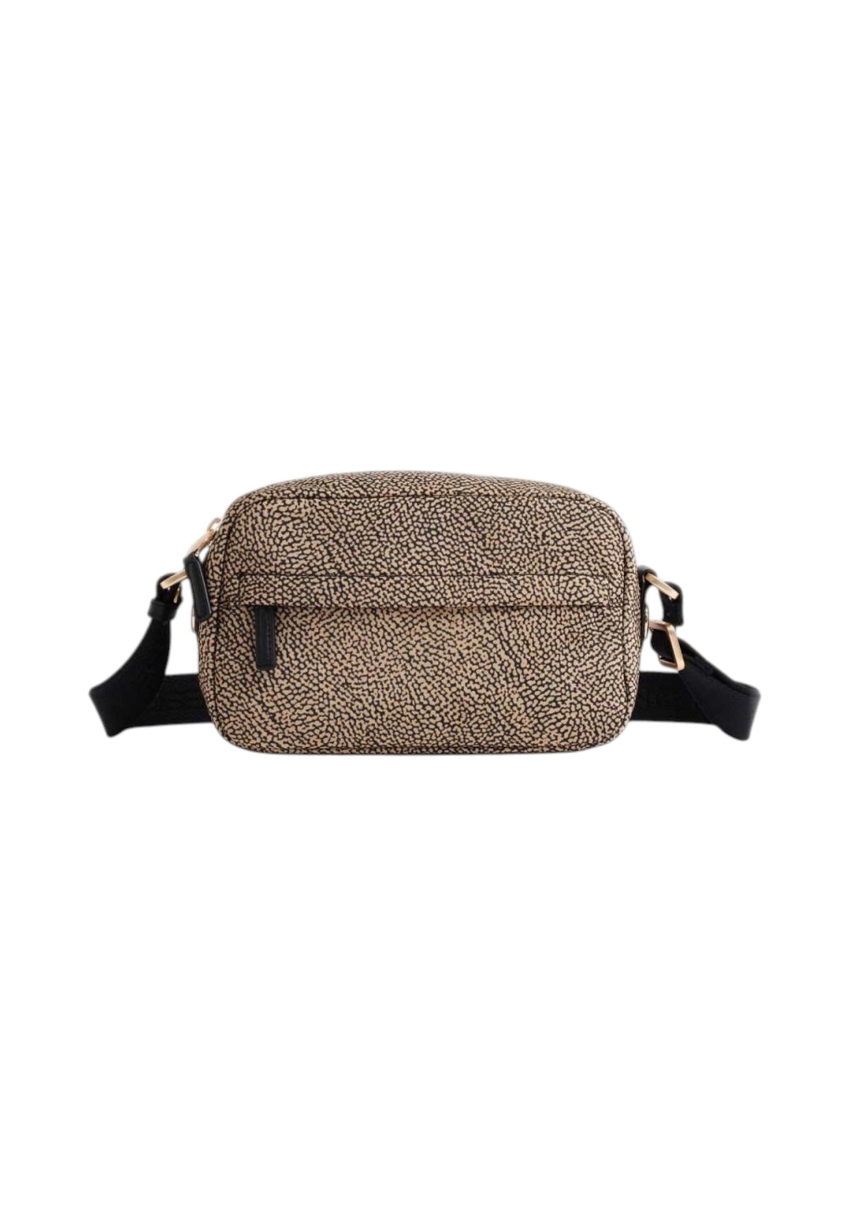 Borsa A Tracolla Donna Borbonese Formato small, Silhouette camera case, Tessuto riciclato, Stampa OP B-Club 91010343X95