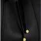 Borsa A Spalla Donna Braccialini Reversibile, Manico doppio, Chiusura con coulisse, Design reversibile con interno a pois, Dimensioni: 45 x 11 x 30 Cm Double B19323PP