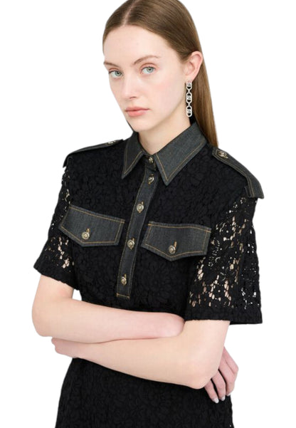Vestito Corto Donna Liu Jo In Pizzo  UF5234J4957