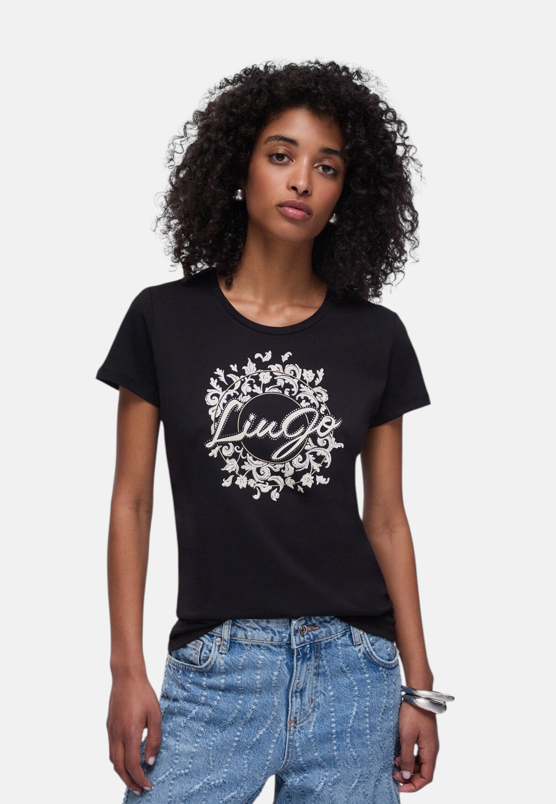 T-Shirt Manica Corta Donna Liu Jo Liujo Arab Eco Line WA6493JS923