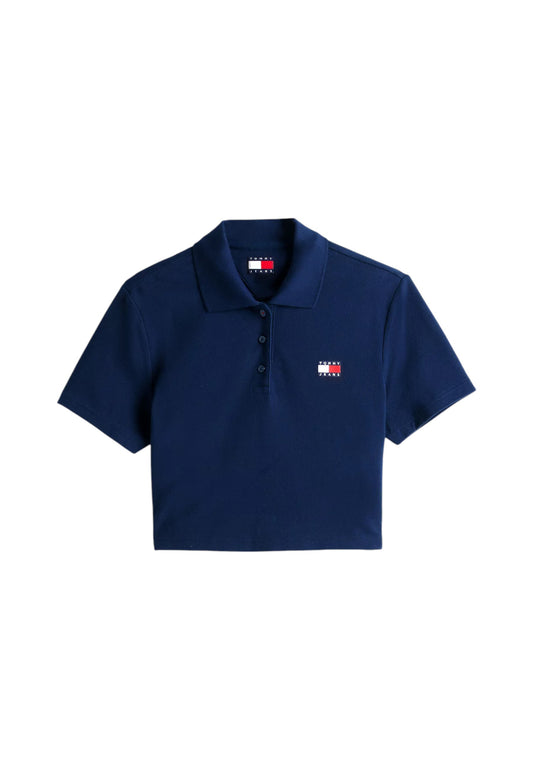 Polo Manica Corta Donna Tommy Jeans  Tjw Crp Badge