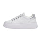 Sneakers Basse Donna Liu Jo In Pelle Con Platform E Logo In Rilievo Elodie 01 BF6059P0102