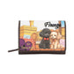 Portafoglio Con Zip Donna Braccialini Piccolo, Chiusura con zip, Stampa Cartoline dedicata a Firenze, Dimensioni: 14 x 3.5 x 10 Cm Cartoline Firenze B19170CA